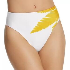 NWT ViX Tamarindo Bela Hot Pant Bikini Bottom Size Medium Yellow White